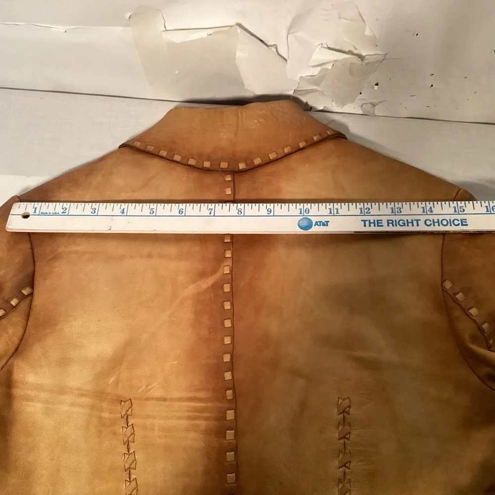 Vintage The Leather Ranch Western Leather Jacket Women’s size medium - Picture 12 of 16